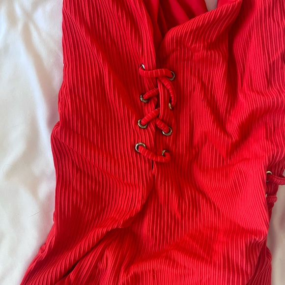 TiniBikini Plunging One Piece - Picture 2 of 4